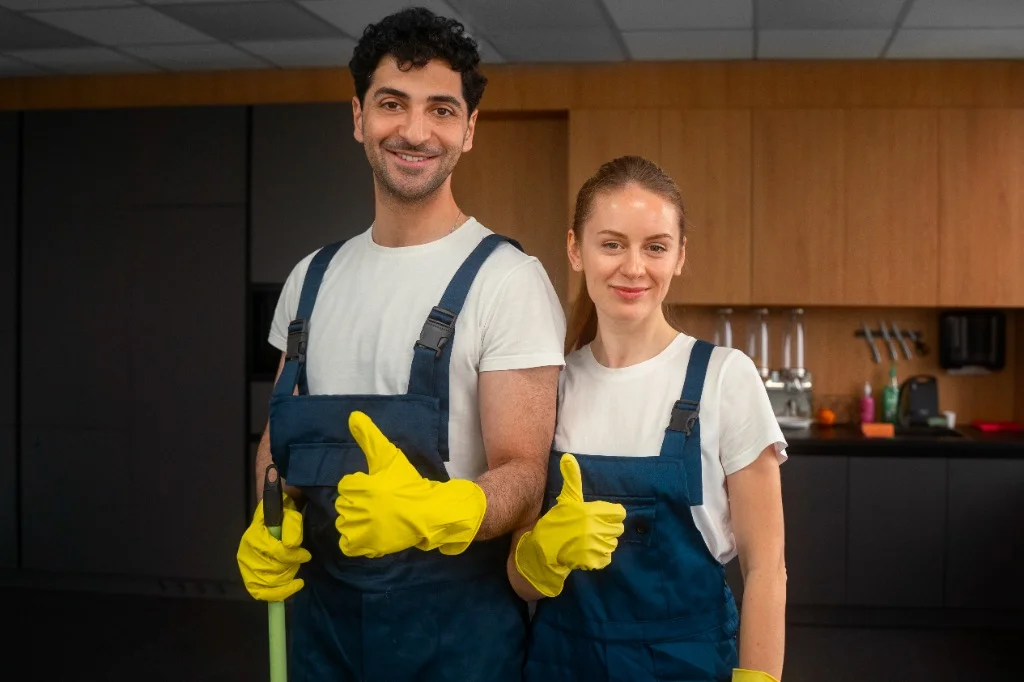 YOT Services cleaning team